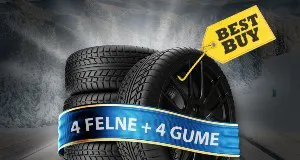  Kupi 4 felne + 4 zimske gume